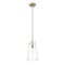 Z-Lite Kira Pendant, 1-Light, 6.5 In.W x 13 In.H, Modern Gold/Clear 7508P-MGLD - alternate 4